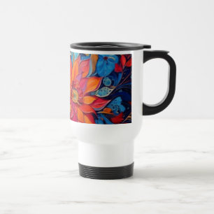 The art of Floral Travel Mug