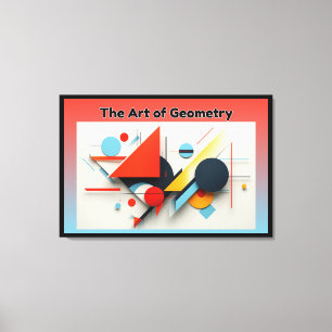 The Art of Geometry Canvas Print
