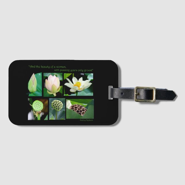 The Art of Living Gracefully Luggage Tag (Front Horizontal)