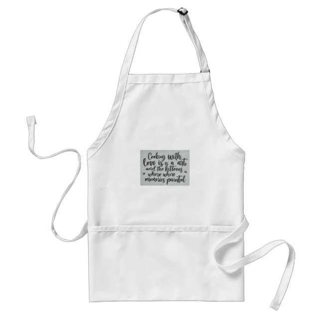 The Art of Love: Cooking from the Heart apron  (Front)