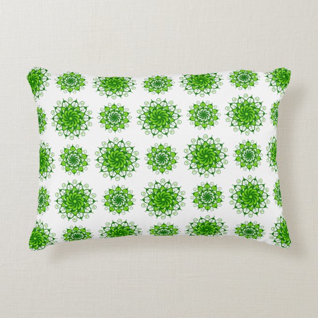 the art of mandala pattern decorative cushion (Front)
