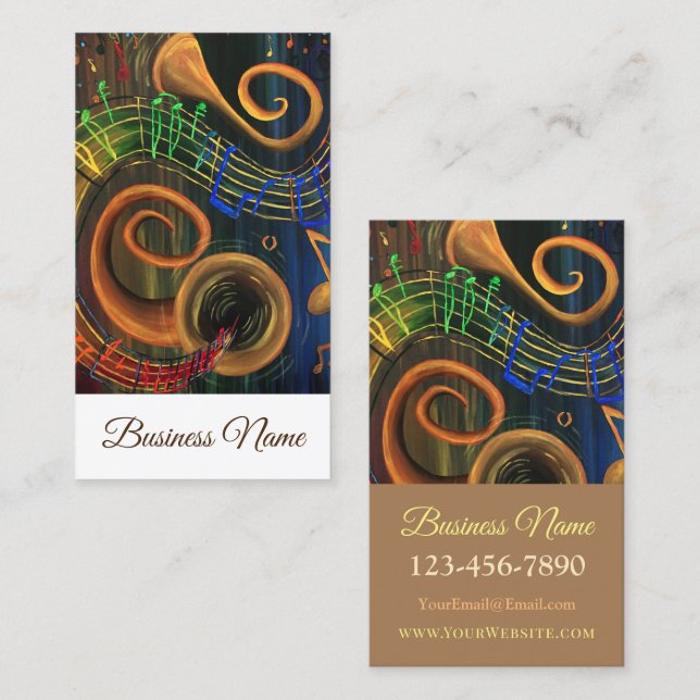 The ART of Music Business Card (Front/Back)
