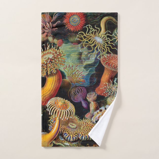 the Art of Nature by Ernst Haeckel Hand Towel (Hand Towel)