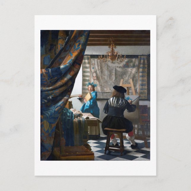 The Art of Painting, Johannes Vermeer, 1666-1667 Postcard (Front)