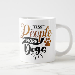 The Art of Positive Dog   Motivational Quote Large Coffee Mug