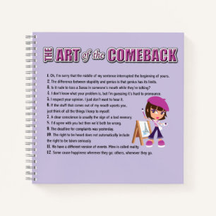 The Art of the Comeback Notebook