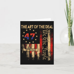 The Art Of The Deal President Donal Trump Vintage Card