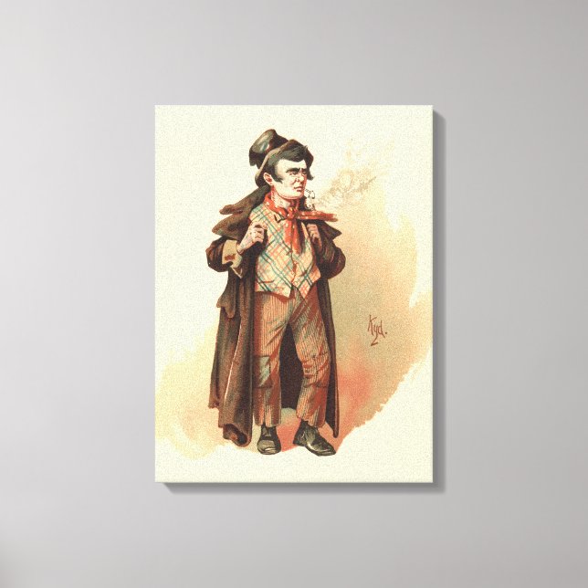 The Artful Dodger by Kyd, Dickens' Oliver Twist Canvas Print (Front)