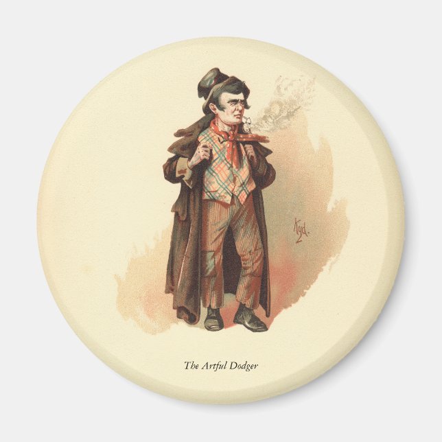 The Artful Dodger by Kyd, Dickens' Oliver Twist Magnet (Front)