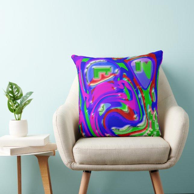 The Artist and His Flashes of Creativity Cushion (Chair)