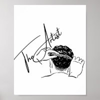 "The Artist" Hairstylist Barber Design