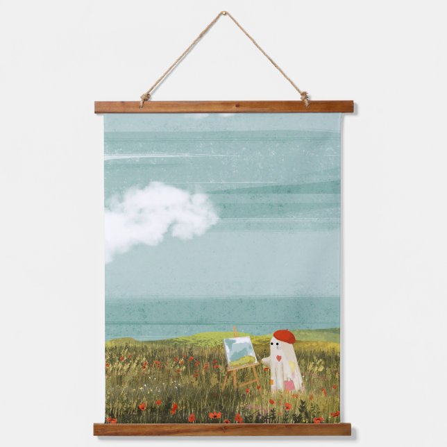 The Artist Hanging Tapestry (Front)