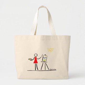 the Artist Large Tote Bag