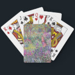 The Artist’s Garden in Giverny by Claude Monet Playing Cards<br><div class="desc">The Artist’s Garden in Giverny
by Claude Monet</div>