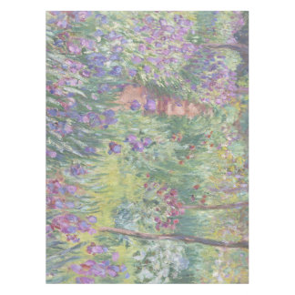 The Artist’s Garden in Giverny by Claude Monet Tablecloth