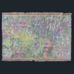The Artist’s Garden in Giverny by Claude Monet Throw Blanket<br><div class="desc">The Artist's Garden in Giverny by Claude Monet home décor products are inspired by the world-renowned painter's famous garden, which served as a source of inspiration for many of his masterpieces. Featuring a neutral palette that exudes a sense of calmness and peacefulness, these products bring the beauty of nature into...</div>