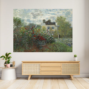 The Artist’s Garden with Dahlias Poster