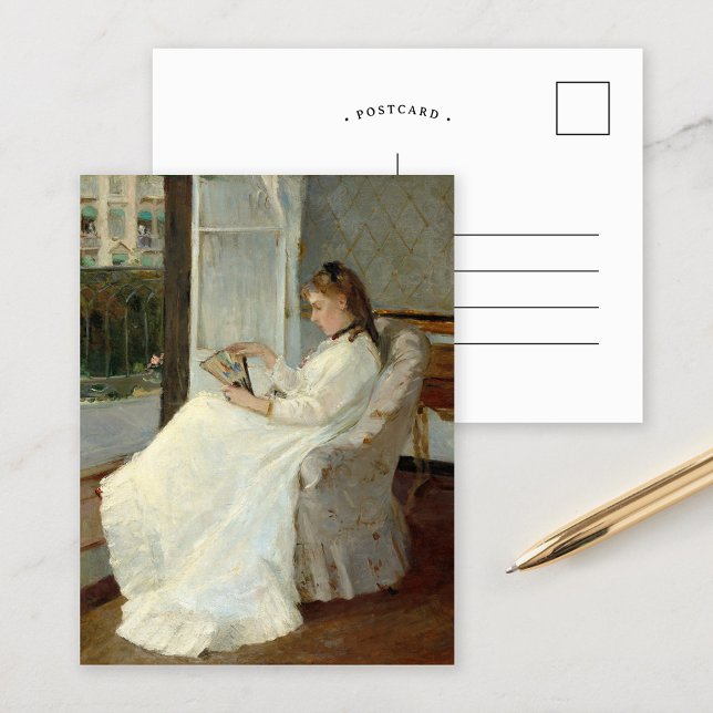The Artist’s Sister at a Window | Berthe Morisot Postcard (Creator Uploaded)