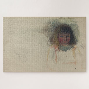 The Artist’s Son Georges 1880 by Camille Pissarro Jigsaw Puzzle