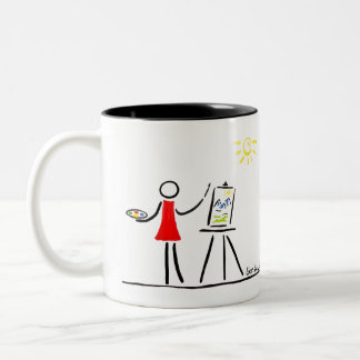 the Artist Two-Tone Coffee Mug