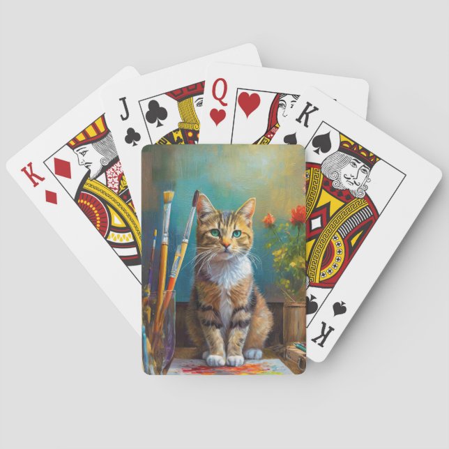 The Artistic Cat Playing Cards (Back)