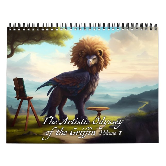 The Artistic Odyssey of the Griffin Volume 1 Calendar (Cover)