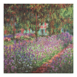 The Artist's Garden at Giverny by Claude Monet Photo Print