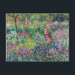 The Artist's Garden at Giverny by Claude Monet Postcard<br><div class="desc">The Artist's Garden at Giverny by Claude Monet (1900)</div>