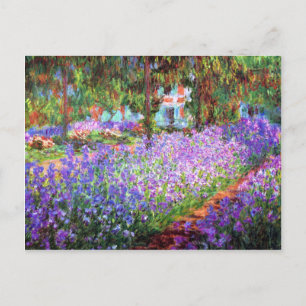 The Artist's Garden at Giverny, Claude Monet Postcard