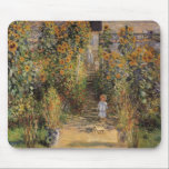 The Artist's Garden at Vetheuil by Claude Monet Mouse Pad<br><div class="desc">The Artist's Garden at Vetheuil (1880) by Claude Monet is a vintage impressionism fine art floral nature painting. A young girl is flanked by tall blooming yellow sunflower flowers during the summer season. A child is standing in a path in Monet's garden in Vetheuil (a suburb of Paris). About the...</div>