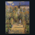 The Artist's Garden at Vetheuil by Claude Monet Spiral Notebook<br><div class="desc">The Artist's Garden at Vetheuil (1880) by Claude Monet is a vintage impressionism fine art floral nature painting. A young girl is flanked by tall blooming yellow sunflower flowers during the summer season. A child is standing in a path in Monet's garden in Vetheuil (a suburb of Paris). About the...</div>