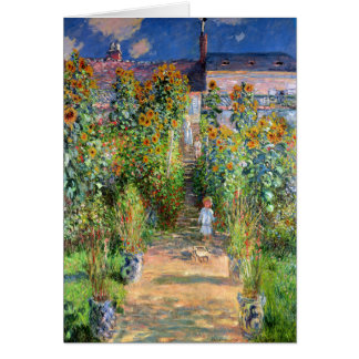 The Artist's Garden at Vetheuil, Claude Monet