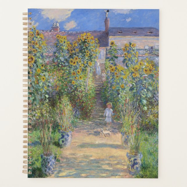 The Artist's Garden at Vétheuil, Monet Planner (Front)
