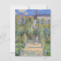 The Artist's Garden at Vétheuil, Monet