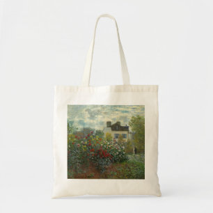 The Artist's Garden in Argenteuil Claude Monet Tote Bag