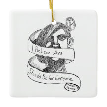 The Artist's Hero Ornament