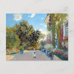 The Artist's House by Claude Monet Postcard