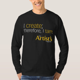 The Artist's Magazine Mens Black Long Sleeve T T-Shirt
