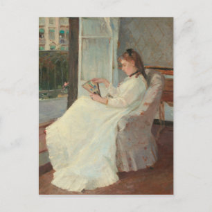 The Artist's Sister at a Window, 1869 Postcard
