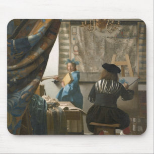 The Artist's Studio, c.1665-66 (oil on canvas) Mouse Pad