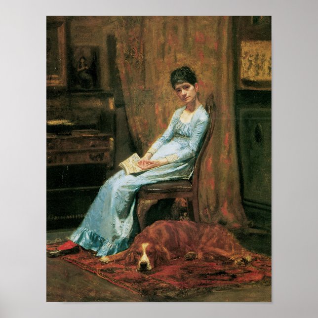 The Artist's Wife and His Setter Dog Poster (Front)