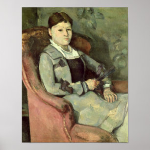 The Artist's Wife in an Armchair, c.1867 Poster