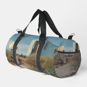 The Artist's Wife with the Family Caravan 1911 Duffle Bag