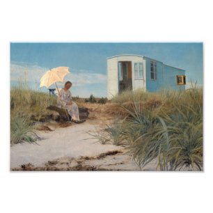 The Artist's Wife with the Family Caravan 1911 Photo Print