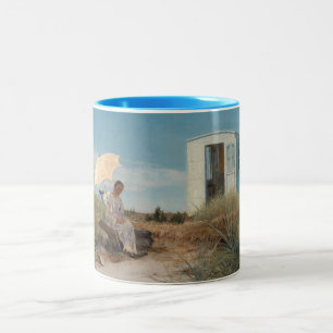 The Artist's Wife with the Family Caravan 1911 Two-Tone Coffee Mug