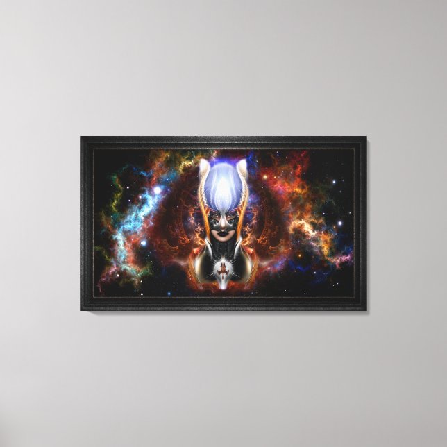The Arzookian Princess Of Nebulous Four Canvas Print (Front)