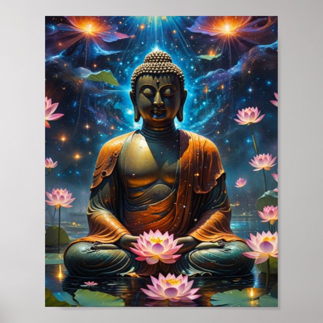 The Ascended Master Buddha Poster (Front)