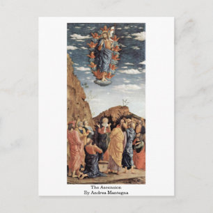 The Ascension By Andrea Mantegna Postcard