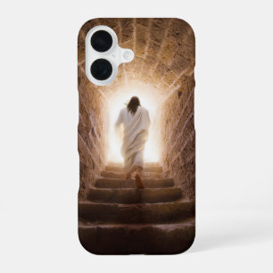The Ascension – Jesus Walking Into the Light iPhone 16 Case