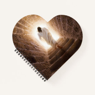 The Ascension – Jesus Walking Into the Light Notebook